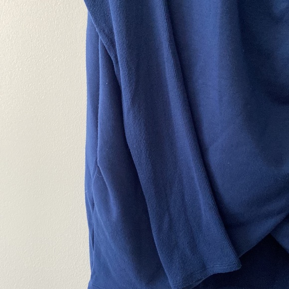 Athleta Purana Wrap Sweatshirt Hooded Athleisure Yoga Long Sleeve Top Size M - Picture 5 of 9